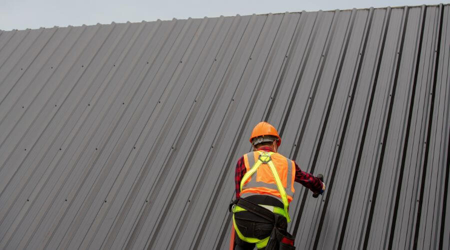 Professional metal roof installation services in Everson, PA